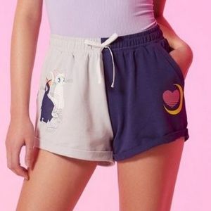 Pretty Guardian Sailor Moon Luna & Artemis Split Girls Shorts